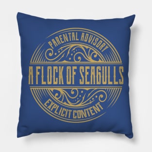 A Flock of Seagulls Vintage Ornament Pillow