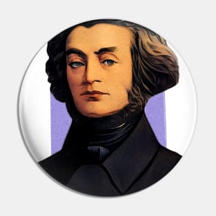 Polish Poet Adam Mickiewicz illustration Pin