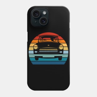 Vintage Sunset Classic Car Retro Design Phone Case