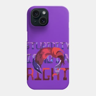 Stupidity Is Not A Right - Moira Overwatch Phone Case