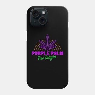 Purple Palm Tree Delight Phone Case