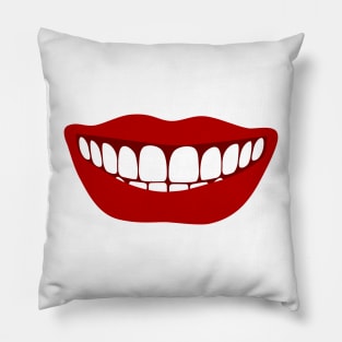 Smiling lips Pillow