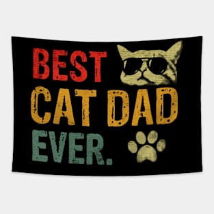 Best Cat Dad Ever Tapestry