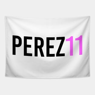 Sergio Perez 11 Design Tapestry