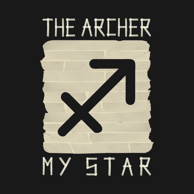 Sagittarius The Archer by PAPER TYPE