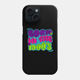 Born in the 1900's Neon Retro Vintage Phone Case