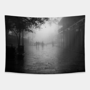 New Orleans on a foggy day Tapestry