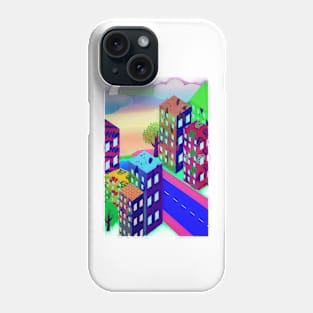 Abstract Urban At Night Phone Case