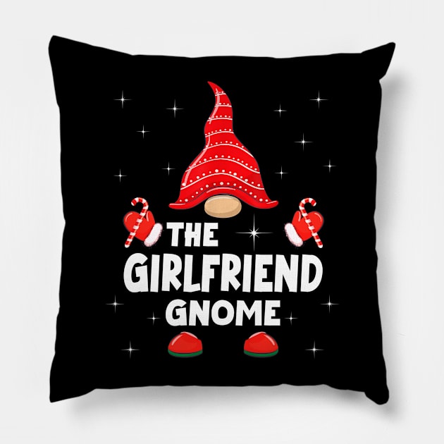 The Girlfriend Gnome Matching Family Christmas Pajama Pillow by Foatui