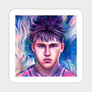 Anime illustration of Luka Doncic Magnet