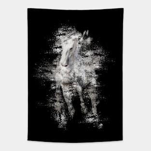 jumping Lusitano Horse Tapestry