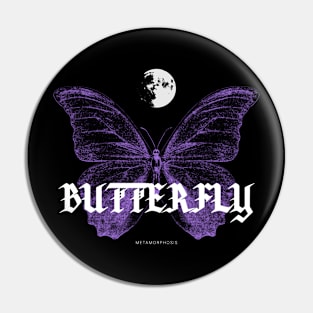 Butterfly | Metamorphosis | Aesthetic | Purple Pin