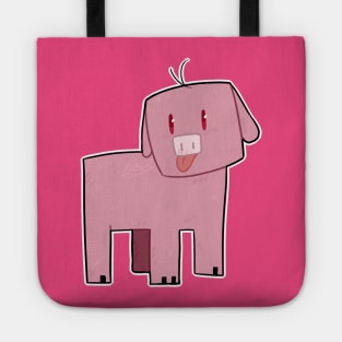 Minecraft Pig Tote