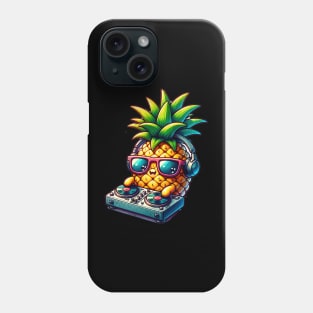 Cute Kawaii Pineapple DJ Phone Case