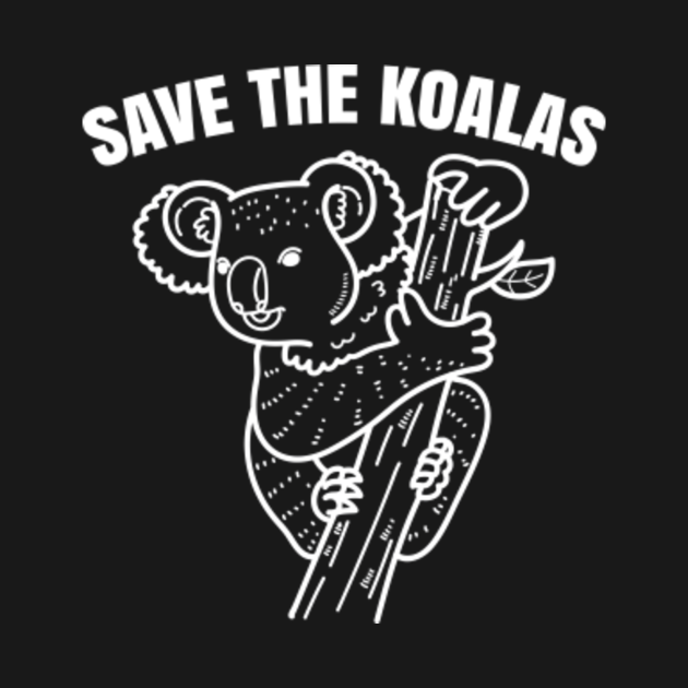 save the koala t shirt
