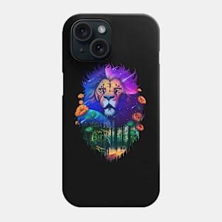 space lion Phone Case