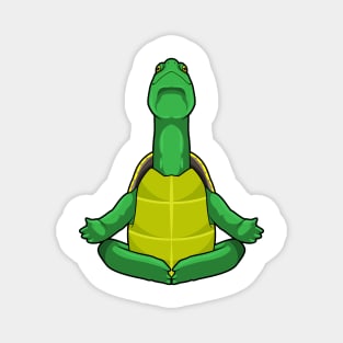 Turtle at Yoga Meditation Magnet