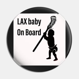 Lacrosse baby Pin