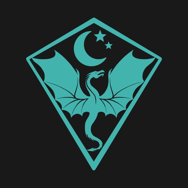 Dragon Sigil Symbol Shield by JayJayJackson