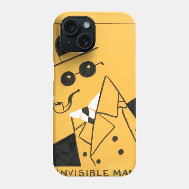 Retro Invisible Man Phone Case by washburnillustration