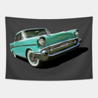 1957 Chevrolet Bel Air in aqua Tapestry