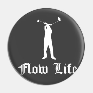 Flow Life Fire Poi Balls Pin