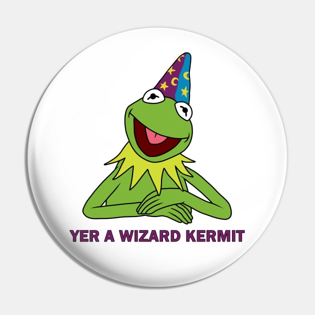 Yer A Wizard Kermit Pin by valentinahramov