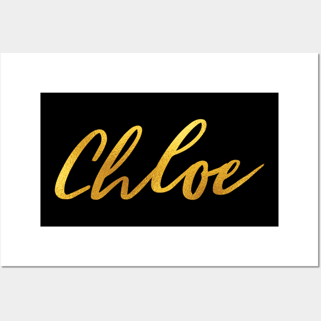 CHLOE NAME DESIGN Poster for Sale by Slepowronski