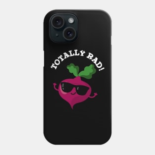 Totally Rad Cute Veggie Radish Pun Phone Case