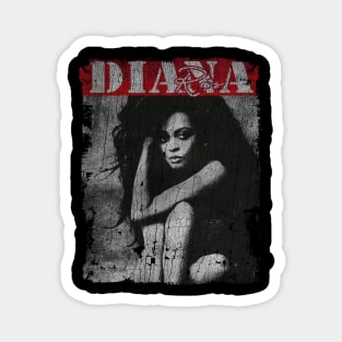 TEXTURE ART - DIANA ROSS  NO MOUNTAIN Magnet