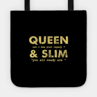 queen and slim legacy Tote