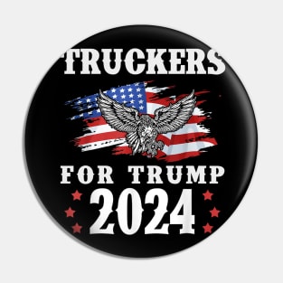 Truckers For Trump Pin