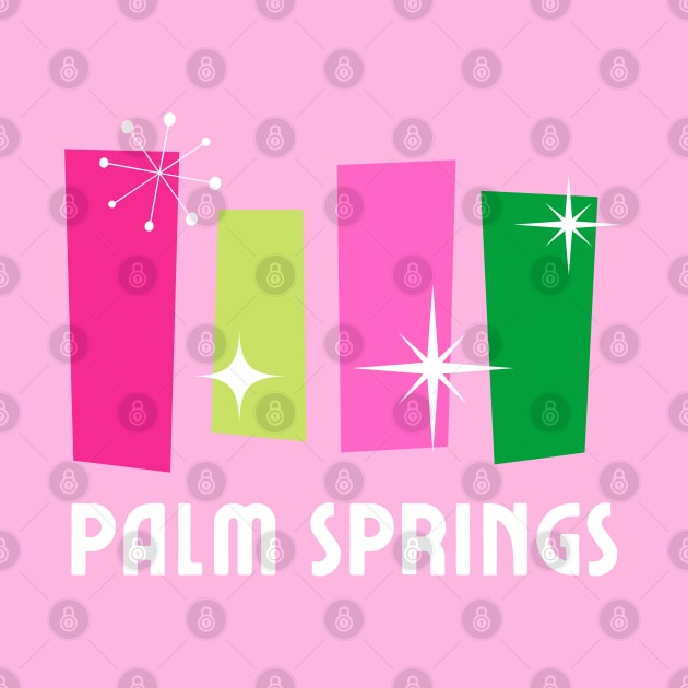 Palm Springs California Retro Vintage by MalibuSun