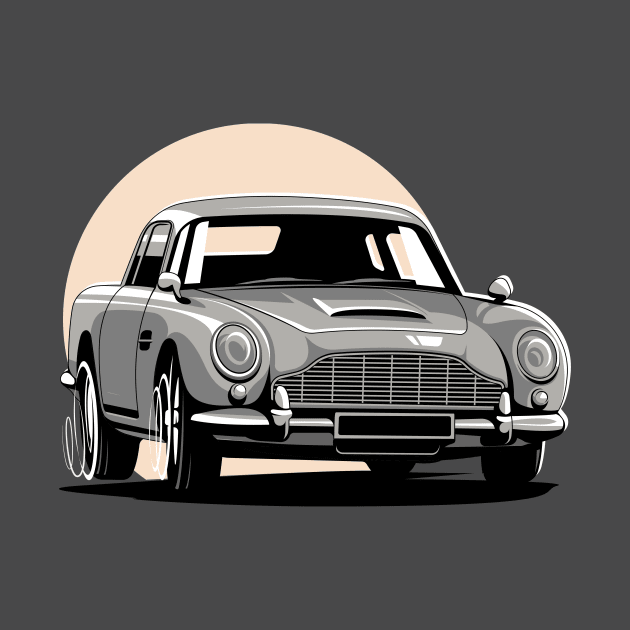 Double-O-seven secret agent car Legend by pujartwork