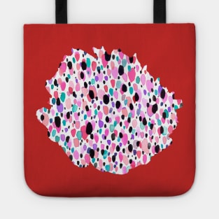 Speckled Lightheart Texture Pink Tote