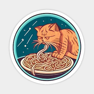 Galactic Spaghetti Cat Magnet