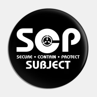 SCP Foundation Pocket Print Pin