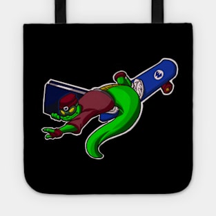 Skateboard lizard Tote