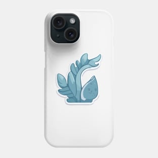 Cute blue seaweed Phone Case