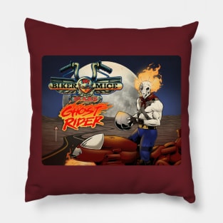 Biker Mice Ghost Rider Pillow