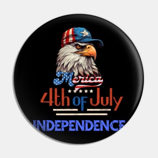 4th of July Pin