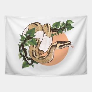 Ball Python on a Vine Tapestry