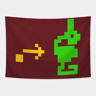 Dragon Slayer Green Tapestry