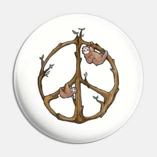 Peace Sloths Pin