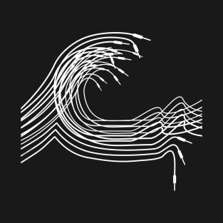 Great Wave for Electronic Musician and Synthesizer player T-Shirt