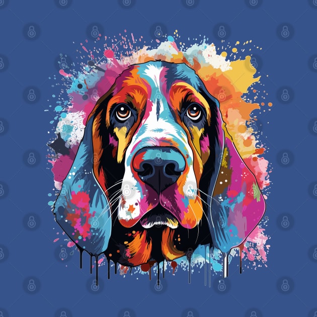 Watercolor Basset hound by CatCoconut-Art