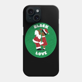 Black Love Black Santa & Mrs. Claus Christmas Phone Case