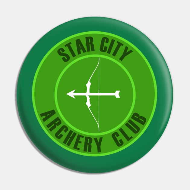 Star City Archery Club - Green Pin by SOwenDesign