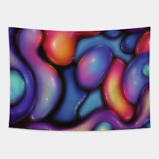 Doodle bubbles Tapestry