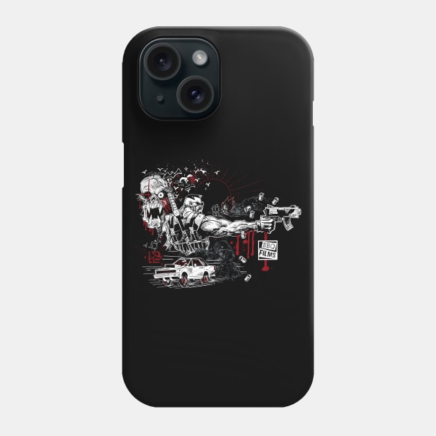 Blade Blood Rave Phone Case by GrimaceGraphics